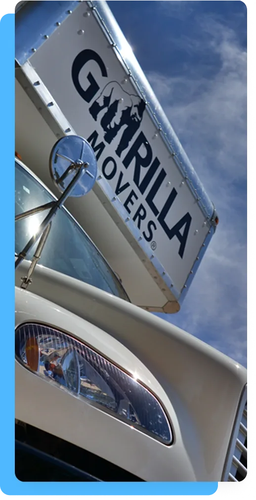 Gorilla Movers truck loaded for a local move