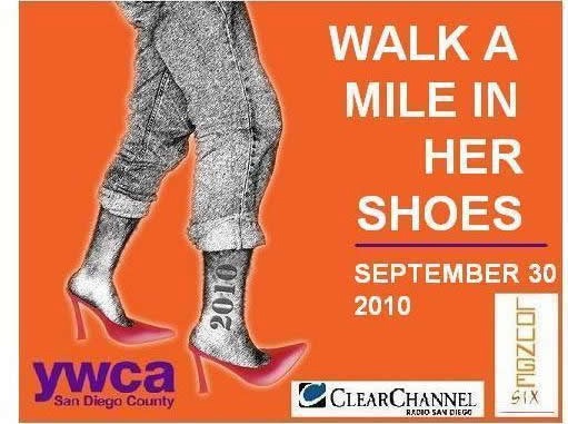 YWCA Walk a mile in her shoes